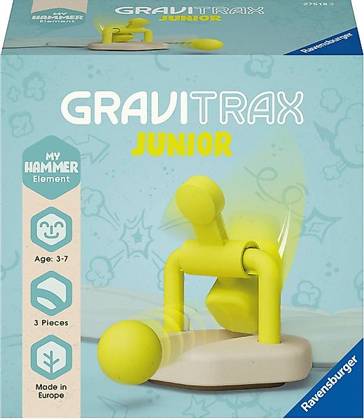 Ravensburger Kugelbahn-Bausatz GraviTrax Junior Element Hammer, günstig online kaufen