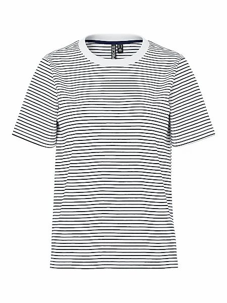 pieces Kurzarmshirt "PCRIA SS TEE STRIPES NOOS BC" günstig online kaufen