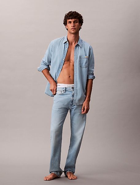 Calvin Klein Jeans Straight-Jeans "STNDRD STRGHT JEAN" Mit Gürtelschlaufen günstig online kaufen