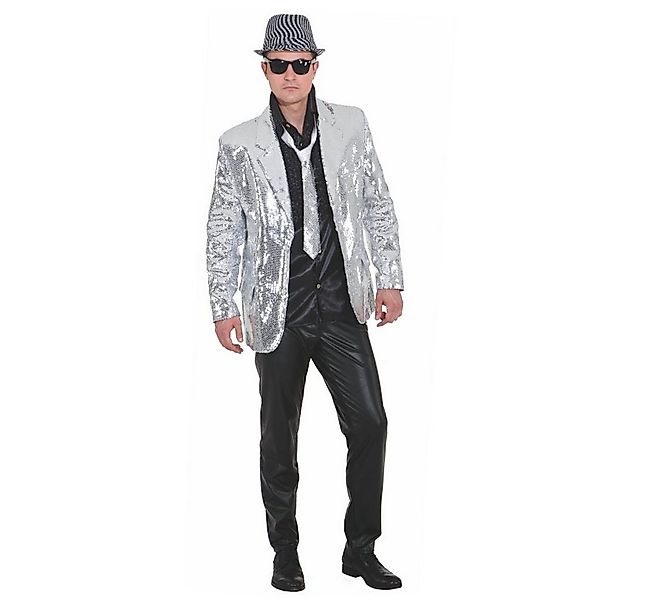 Orlob Kostüm Showjacket Silber für Herren günstig online kaufen