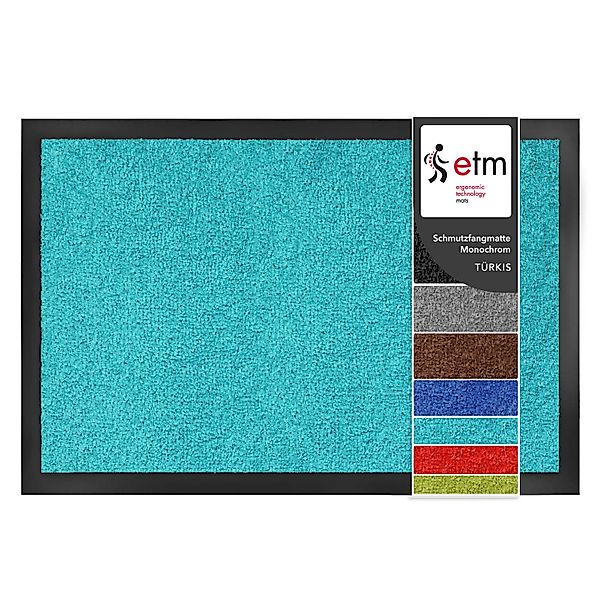 Floordirekt Fußmatte Monochrom, Rutschfeste Schmutzfangmatte Indoor, günstig online kaufen