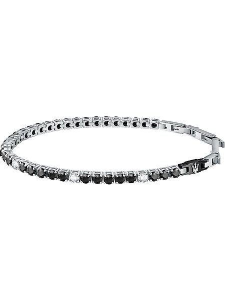 MASERATI Edelstahlarmband Maserati Herren-Armband Edelstahl Zirkonia günstig online kaufen