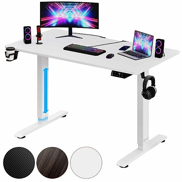 Casaria Schreibtisch, Elektrisch LCD- Display 73-118cm günstig online kaufen