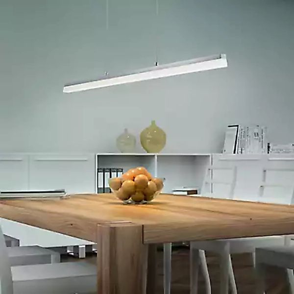 Helestra Moya Pendelleuchte LED, Aluminium matt günstig online kaufen