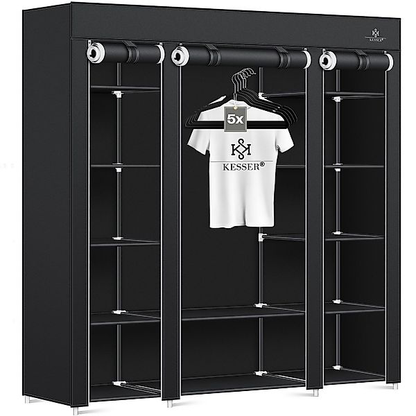 KESSER Kleiderschrank Stoffschrank Stabil mit Kleiderstange günstig online kaufen