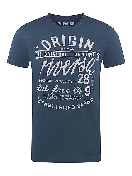 riverso T-Shirt Herren Printshirt RIVLeon Regular günstig online kaufen