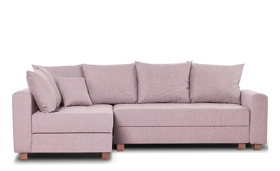 KONSIMO Ecksofa  Revo ¦ rosa/pink ¦ Maße (cm): B: 255 H: 88 Polstermöbel > günstig online kaufen