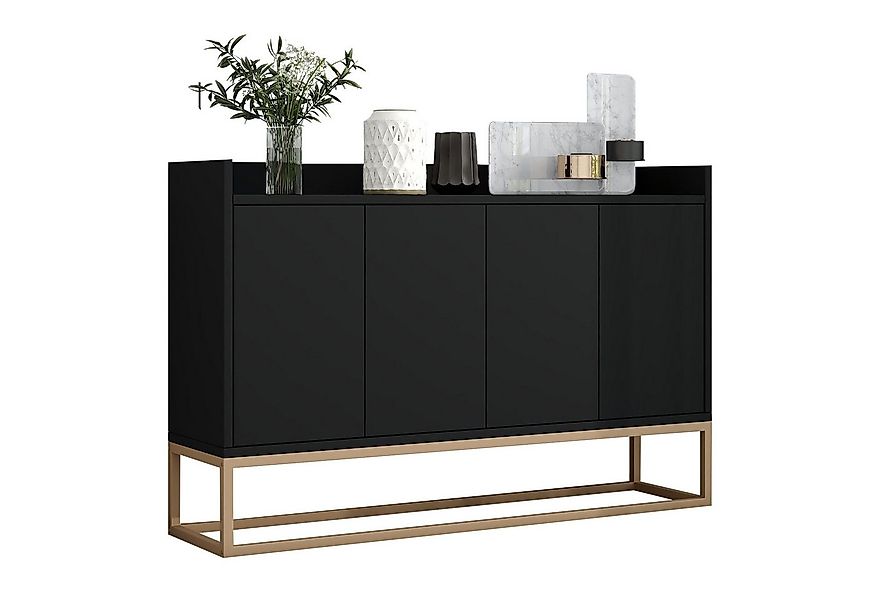 HAUSS SPOLE Sideboard Schubladenkommode, Sideboard Highboard Kommode (griff günstig online kaufen