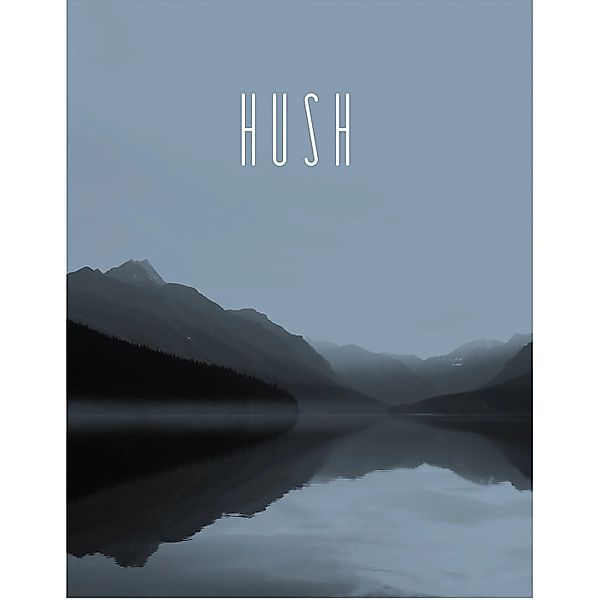 Komar Bild "Word Lake Hush Steel", Natur, (1 St.), Wandbild zur Dekoration günstig online kaufen