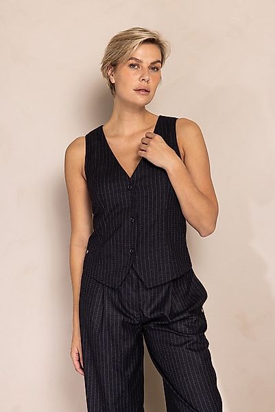 Zhrill Anzugweste ZHDIOSA im Nadelstreifen-Design und mit 3-Knopf-Verschlus günstig online kaufen