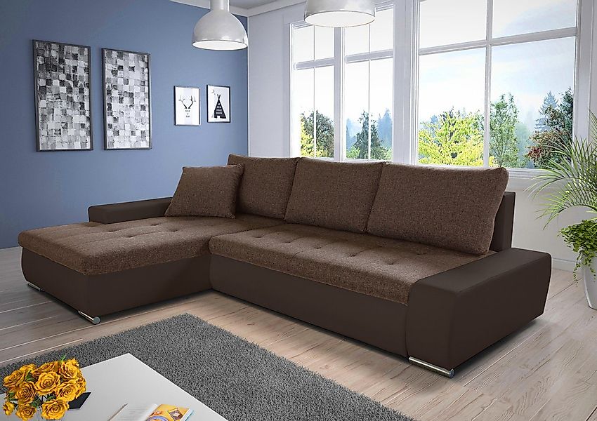 Sofnet Ecksofa Faris, mit Schlaffunktion und günstig online kaufen