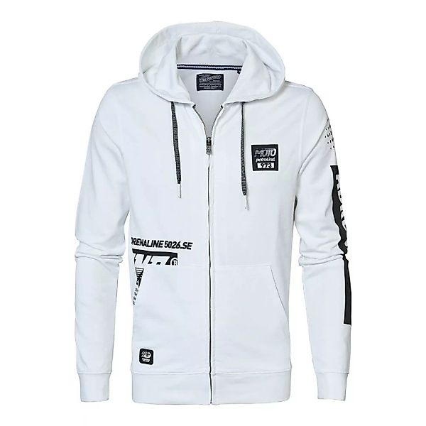 Petrol Industries 3000-swh348 Sweatshirt Mit Reißverschluss M Bright White günstig online kaufen
