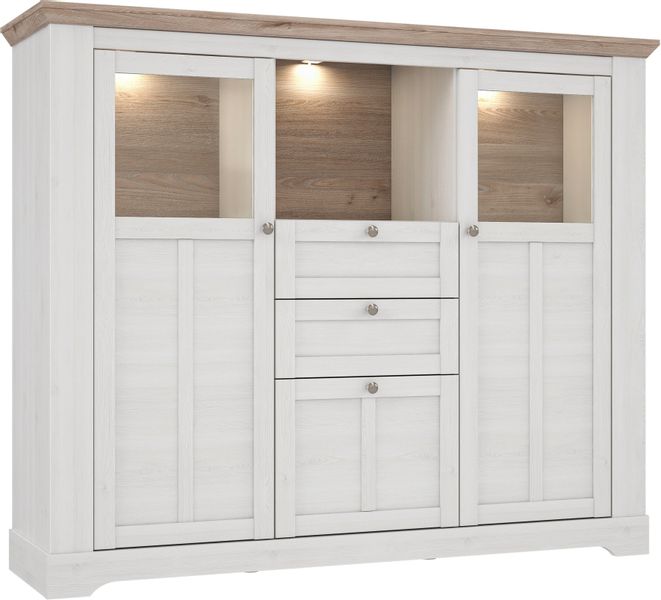 FORTE Highboard "Iloppa" Höhe ca. 136 cm günstig online kaufen
