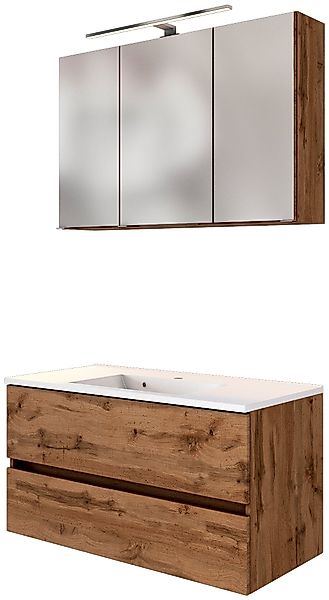 welltime Badmöbel-Set Baabe, (Set, 2-St), Breite günstig online kaufen