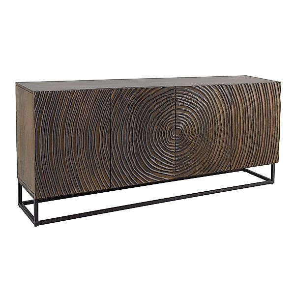 riess-ambiente Sideboard ZEN CIRCLES 180cm dunkelbraun günstig online kaufen