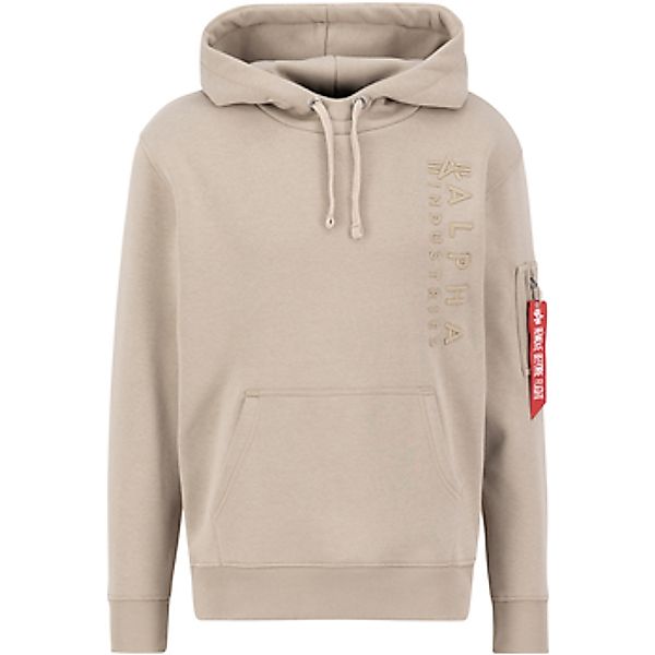 Alpha Industries  Sweatshirt Embroidery Hoodie - vintage sand günstig online kaufen