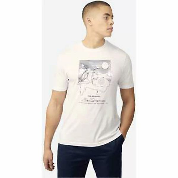 Ben Sherman  T-Shirts & Poloshirts Summer scooter tee - white günstig online kaufen