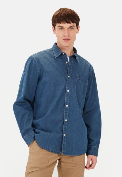 camel active Langarmhemd mit Allover-Print Langarm günstig online kaufen