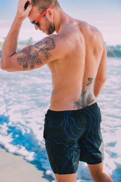 GUGGEN Mountain Badehose Herren Badehosen Badeshorts günstig online kaufen