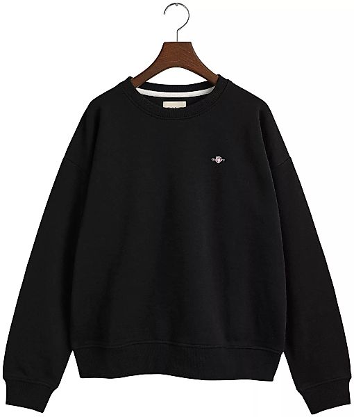 Gant Sweatshirt REL SHIELD C-NECK SWEAT mit einer kleinen Logostickerei auf günstig online kaufen