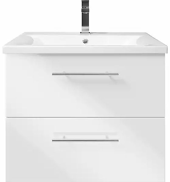 welltime Waschtisch »BAJA«, Badmöbel inkl. Keramikwaschbecken, Breite 60cm günstig online kaufen