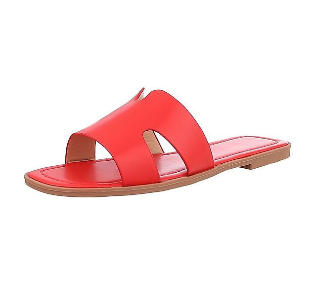 Ital-Design Komfortable Sandalen für Alltag und Freizeit Pantolette (893228 günstig online kaufen