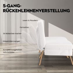 COMHOMA Schlafsofa Bettsofa mit Schlaffunktion, Klappsofa, günstig online kaufen