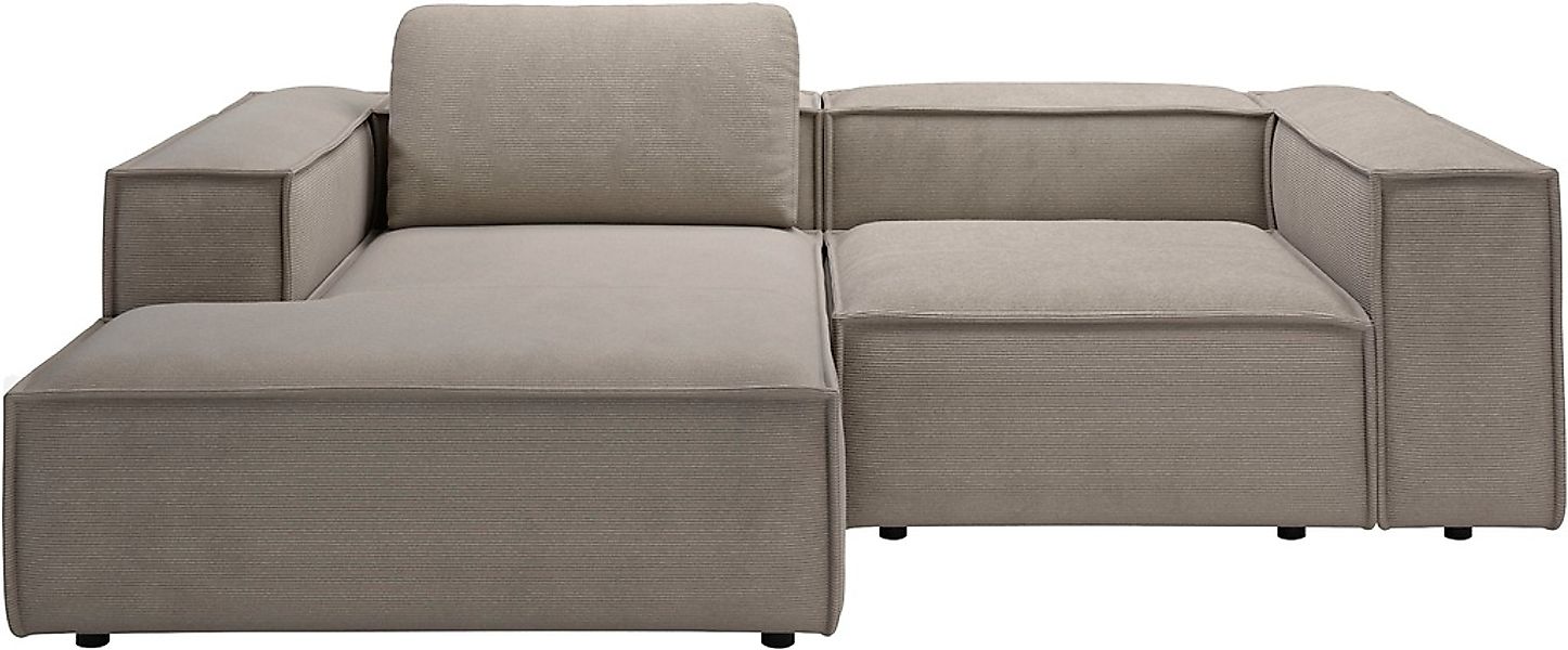 PLACES OF STYLE Ecksofa "Watertown, kompakte L-Form, 246 cm breite für klei günstig online kaufen