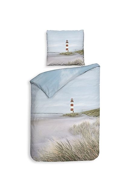 ZO HOME Bettwäsche Maritim, Renforcé, 2 teilig, Leuchtturm, Meer, Möwe günstig online kaufen