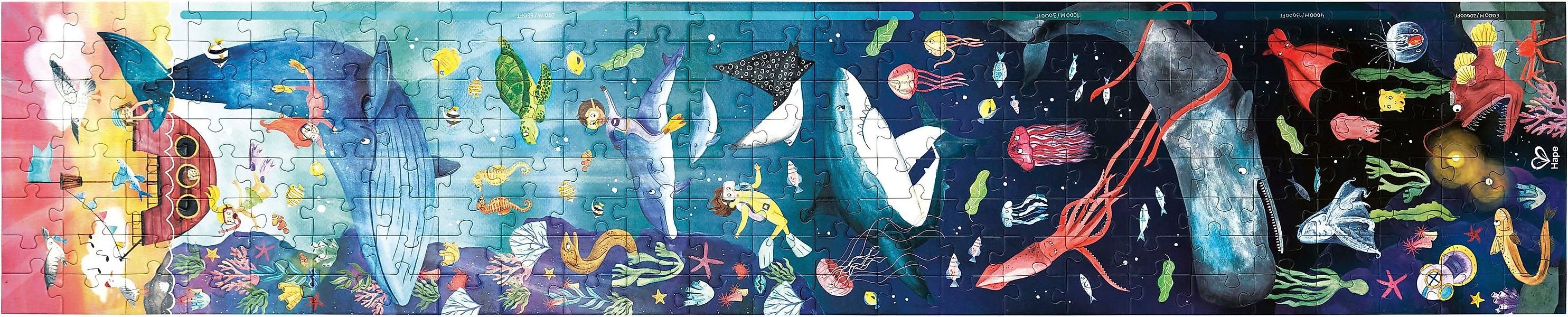 Hape Puzzle Leben im Ozean, 200 günstig online kaufen