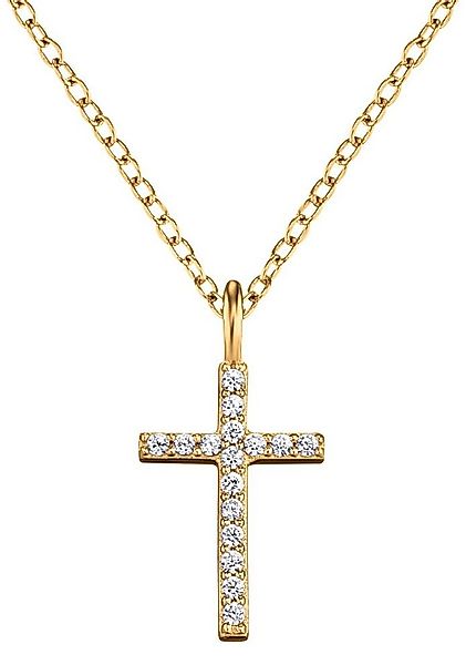 Engelsrufer Kette mit Anhänger Kreuz, mit Zirkonia (synth) günstig online kaufen