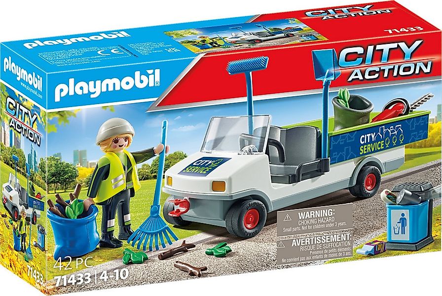 Playmobil® Spielzeug-Müllwagen PLAYMOBIL City Action 71433 Stadtreinigung, günstig online kaufen