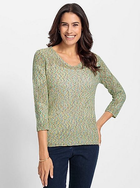 Witt Strickpullover Ajour-Pullover 3/4-Arm günstig online kaufen