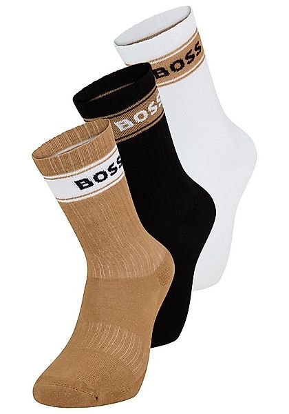 BOSS Freizeitsocken 3P QS Rib Stripe CC (3-Paar) Neuheit günstig online kaufen