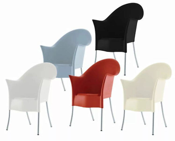 Stapelbarer Sessel Lord Yo plastikmaterial weiß - Driade - Weiß günstig online kaufen
