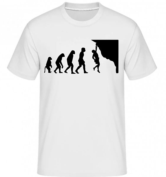 Bouldern Evolution · Shirtinator Männer T-Shirt günstig online kaufen