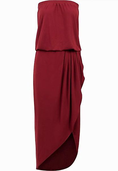 URBAN CLASSICS Shirtkleid Urban Classics Damen Ladies Viscose Bandeau Dress günstig online kaufen