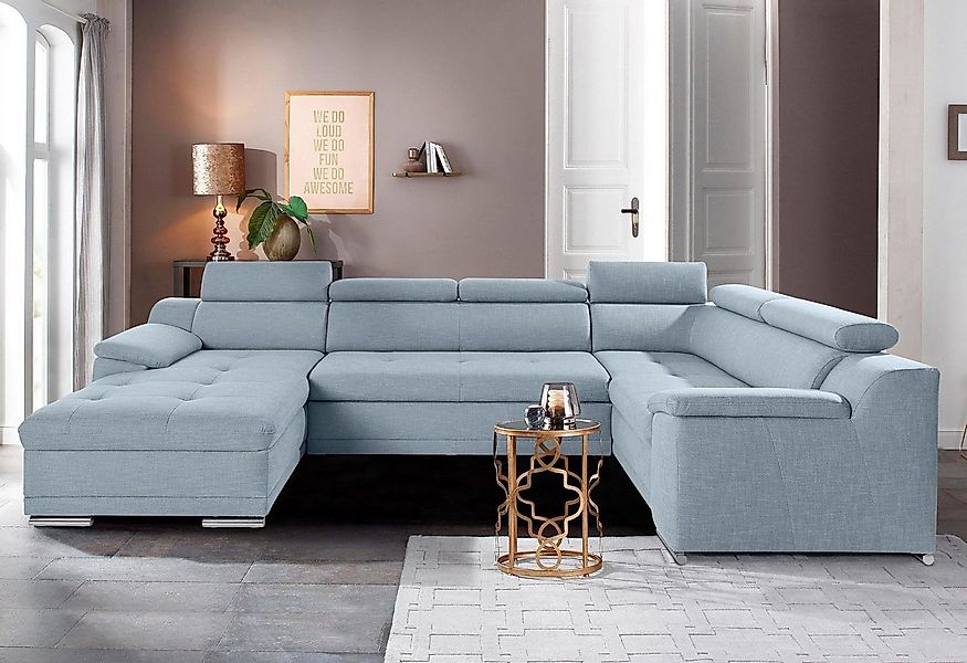 sit&more Wohnlandschaft Andiamo U-Form, mit Kopfteilverstellung, wahlweise günstig online kaufen