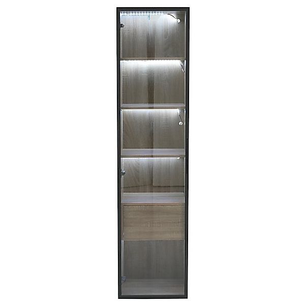 Gotagee Hochschrank Badezimmerschrank 40x34.5x165cm Stauraumschrank mit Lic günstig online kaufen