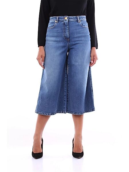 PT TORINO verkürzte Damen Blue Jeans Baumwolle und Elasthan günstig online kaufen