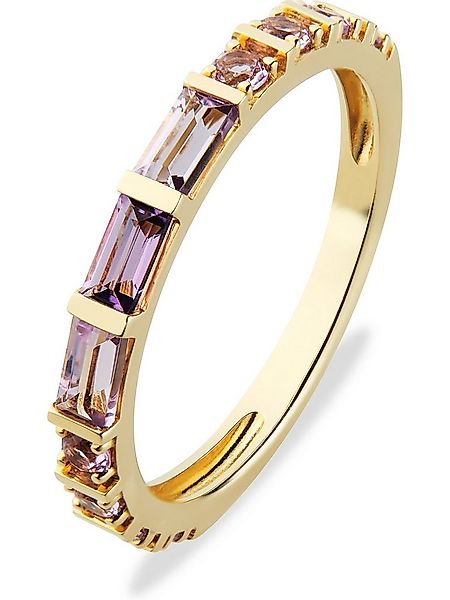 CHRIST Goldring CHRIST Damen-Damenring 585er Gelbgold 1 Amethyst günstig online kaufen
