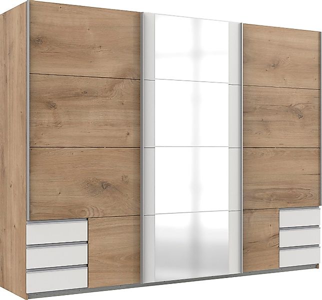 Wimex Schwebetürenschrank Emden moderner Kleiderschrank mit Spiegel und Sch günstig online kaufen