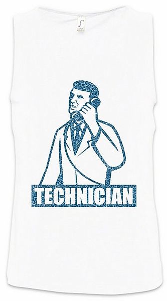 Urban Backwoods Tanktop Technician Ärmelloses T-Shirt Techniker Elektriker günstig online kaufen