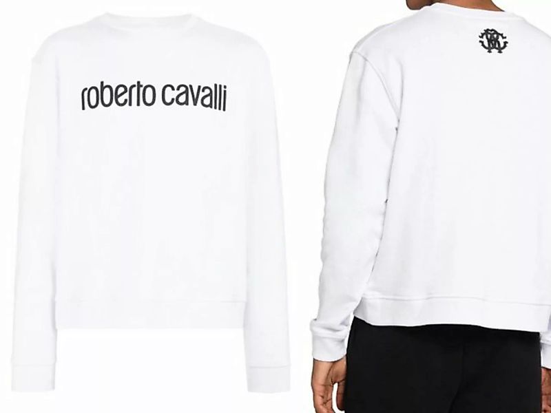 roberto cavalli Sweatshirt ROBERTO CAVALLI FIRENZE LOGO SWEAT SWEATER SWEAT günstig online kaufen