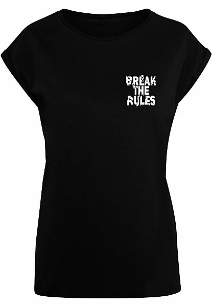 Merchcode T-Shirt "Merchcode Damen Ladies Break The Rules 2 T-Shirt", (1 tl günstig online kaufen
