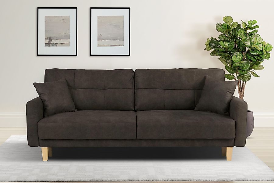 Home affaire 3-Sitzer TRIPLO optionale Schlafsofa günstig online kaufen