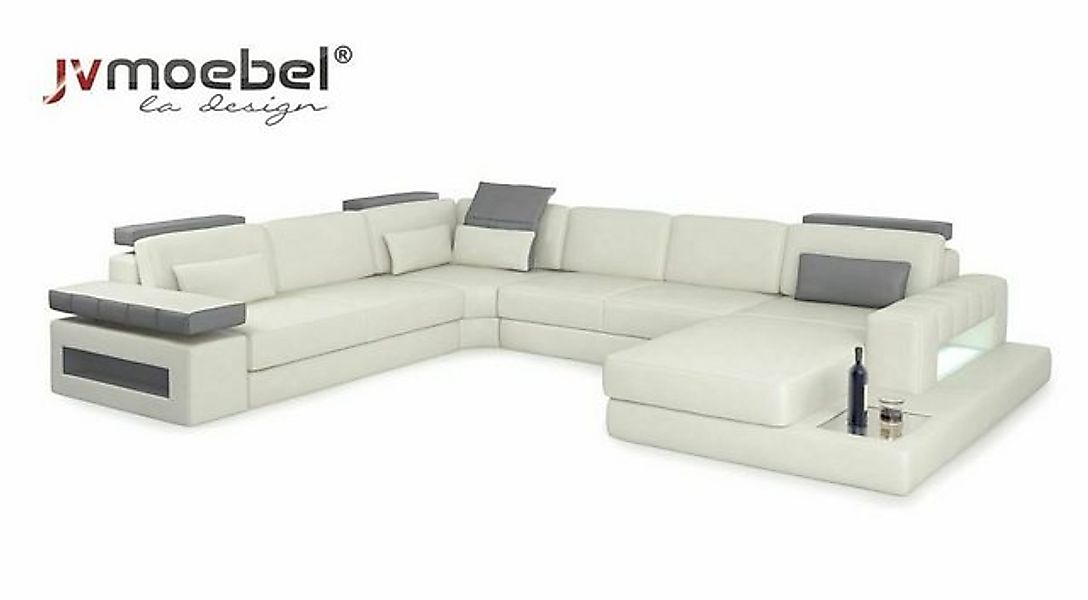 JVmoebel Ecksofa Designer Wohnlandschaft Sofa Couch Ecksofa Polster Wohnlan günstig online kaufen