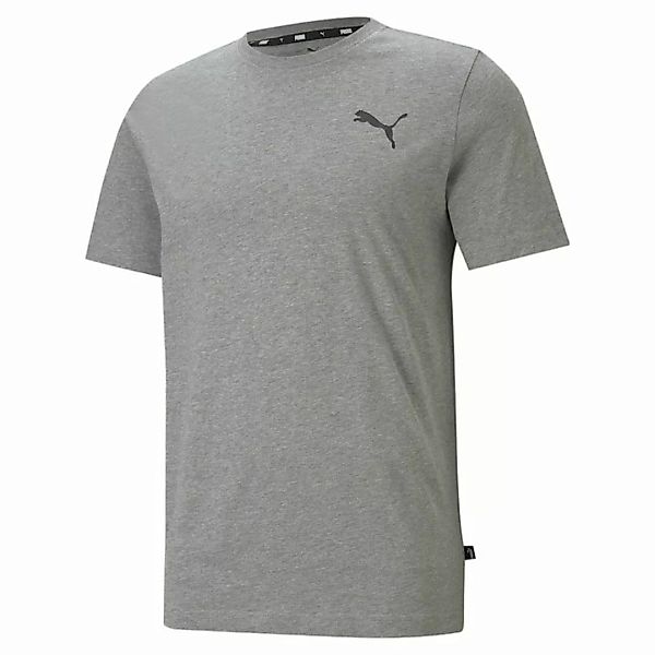 PUMA Herren T-Shirt - ESS Small Logo Tee, Rundhals, Kurzarm, uni Grau2 2XL günstig online kaufen