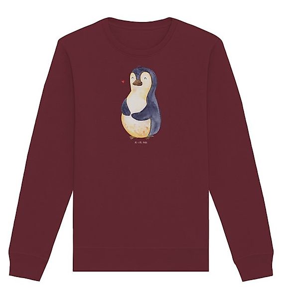 Mr. & Mrs. Panda Longpullover Pinguin Diät Größe XL - Burgundy - Geschenk, günstig online kaufen
