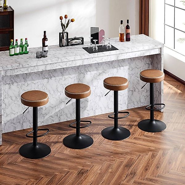 EUGAD Barhocker (4 St), drehbar, höhenverstellbar, günstig online kaufen